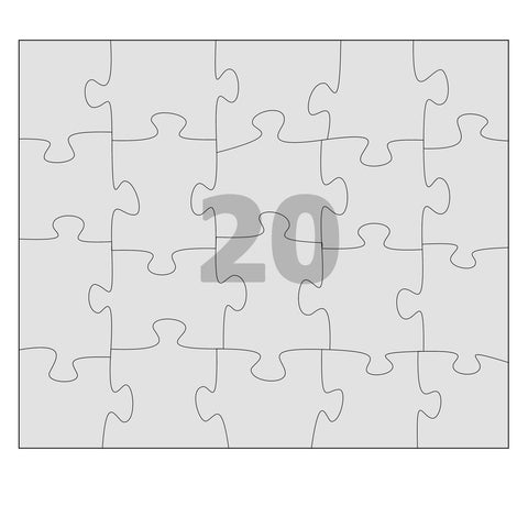 20 piece Custom Puzzle 10x12in Kids Puzzle