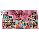 756 piece Photo Collage Puzzle 16in x 30in