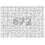 672 piece Personalized Puzzle for Adults 18x24.5in