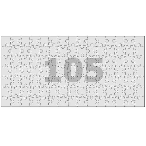 105 piece custom puzzle 18x37in (Large Pieces)
